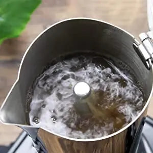 Stainless Steel Espresso Maker | Stovetop Moka Pot