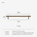 Nurlin Solid Brushed Antique Brass Cabinet Handle – T-Bar Pull