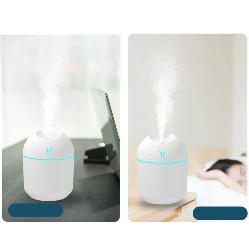 250ML Humidifier Mini Aromatherapy Humidifiers Diffusers For Home Light USB Essential Oil Diffuser