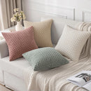 Corduroy Throw Pillow Covers – Soft Textured Cushion Covers for Couch, Sofa or bed