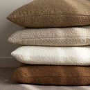 Natural Tone Textured Boucle Cushion Covers
