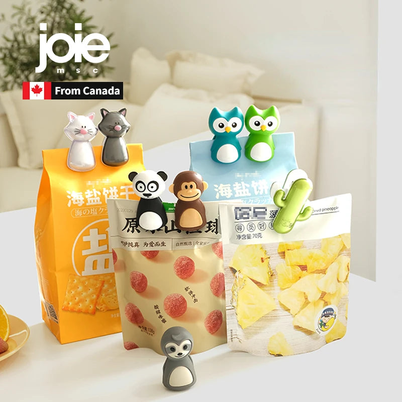 Joie Bag Clips | Food Storage Creative Snack Clips | Cute Seal Clip Kitchen Tools