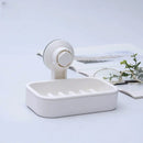 Soap Box Drain Holder with Suction Cups – Stylish Bathroom Accessory for Efficient Water Draining