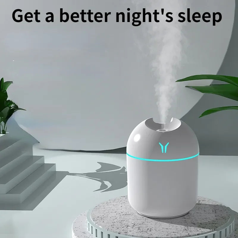 250ML Humidifier Mini Aromatherapy Humidifiers Diffusers For Home Light USB Essential Oil Diffuser