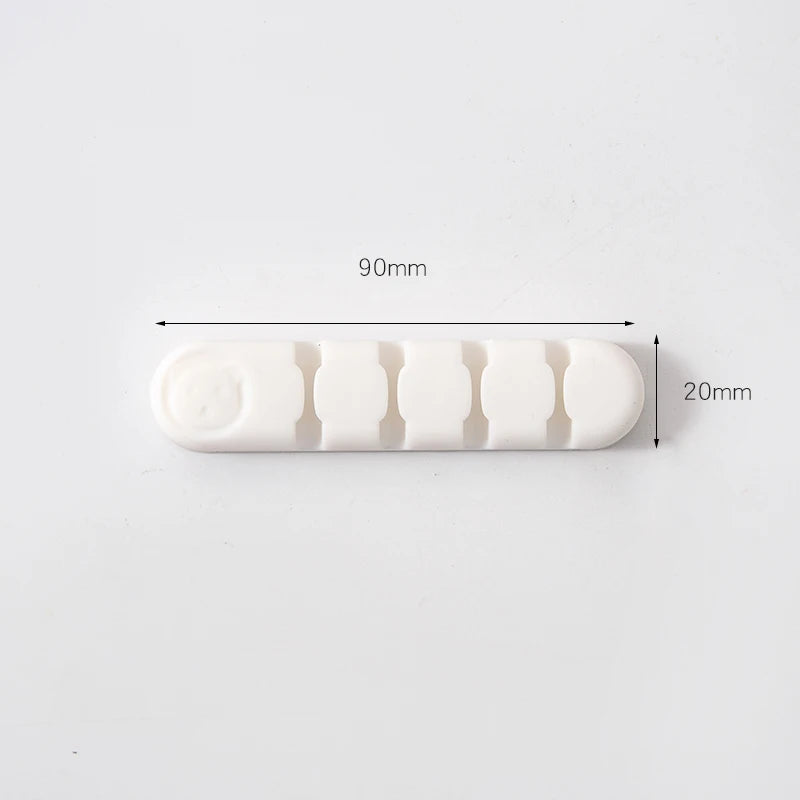 Cute Modern Cable Organizer Clips for Home Office Desktop and Home Decor