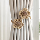 Magnetic Crochet Curtain Tie Backs – Elegant Flower Holdbacks and Hook Accessories for Home Decor