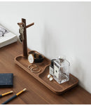 Wooden Jewellery Display Stand | Organiser for Keys, Rings and Accessories
