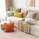 Corduroy Boho Striped 18x18 Inch Cushion Cover for Sofa, Couch or Bedroom