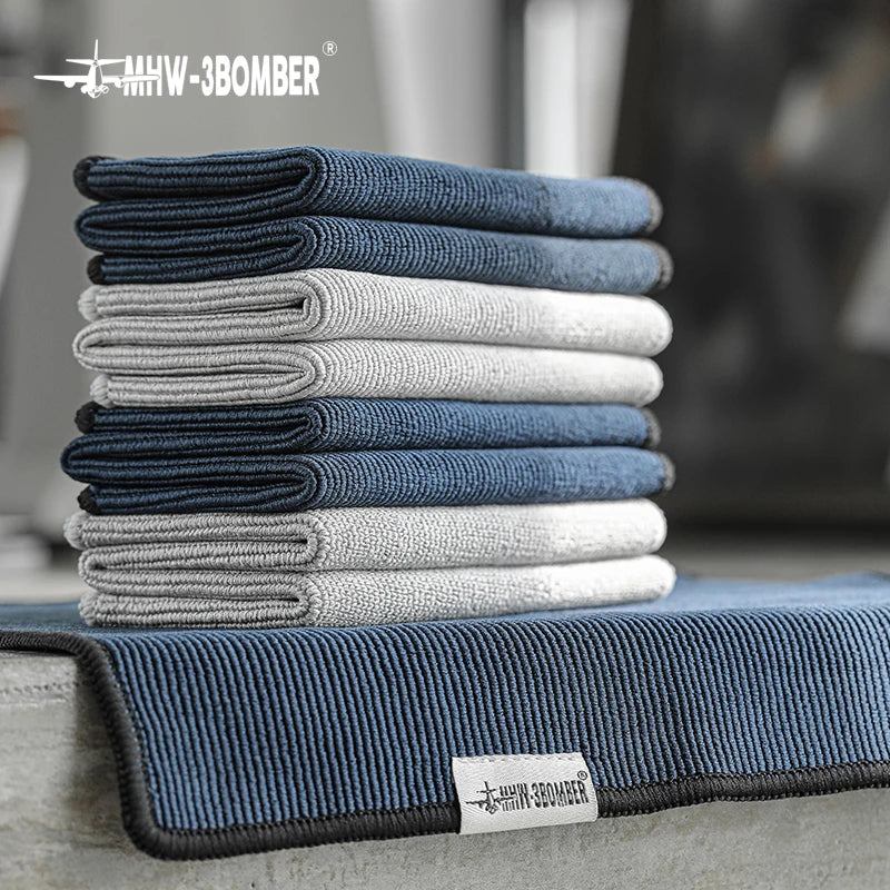 MHW-3BOMBER Coffee Bar Square Towels – Barista Cleaning Cloths for Espresso Maker Accessories