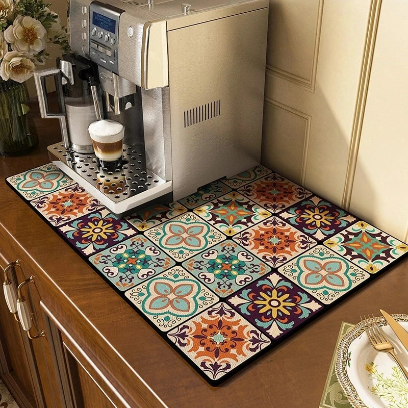Absorbent Kitchen Drying Mat – Perfect for Drainage and Keeping Your Space Clean