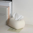 Matte Rounded-Corner Ceramic Tissue Box | Minimalist Desk and Table Decoration