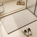 Modern Simple Chic Bathroom Mat | Diatomite Mud, Absorbent, Non-slip + Soft