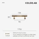 Nurlin Solid Brass Art Deco Kitchen Cabinet Knobs and Handles