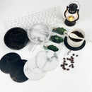 Set of 6 Marble Print Coasters