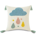 Whimsical Tufted Embroidery Cushion Cover | Kids Room, Nursery, Playroom or Living Room
