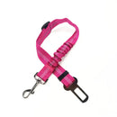 Adjustable Pet Car Seat Belt – Dog & Cat Safety Harness with Lead Clip for Vehicle Travel