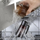 2-in-1 Light-Blocking Brown Olive Oil Dispenser Bottle | Spray and Pour Oil with this Multi-Purpose Kitchen Oil Bottle