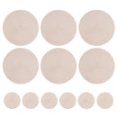 Set of Braided Woven Round Placemats and Coasters – Heat Resistant & Washable Dining Table Mats