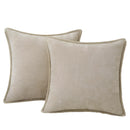 Chenille Cushion Cover – Soft Throw Pillow Case with Stitched Edge, Velvet Pillow Cover for Couch