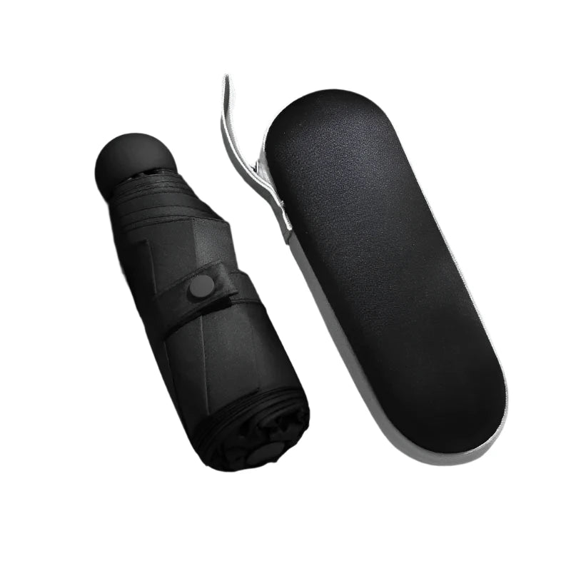 Mini Capsule Umbrella – Portable Sunshade & Rain Protection