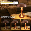 Metallic LED Touch Sensor Rechargeable Table Lamp