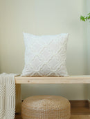 Geometric Embroidery Cushion Throw Pillow Cover – Modern Elegance for Home Decor