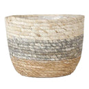 Straw Woven Flower Basket – Grass Planter Pot for Indoor & Outdoor Plant Decor