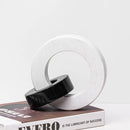Modern Abstract Marble Interlocking Ring | Decor for home or office