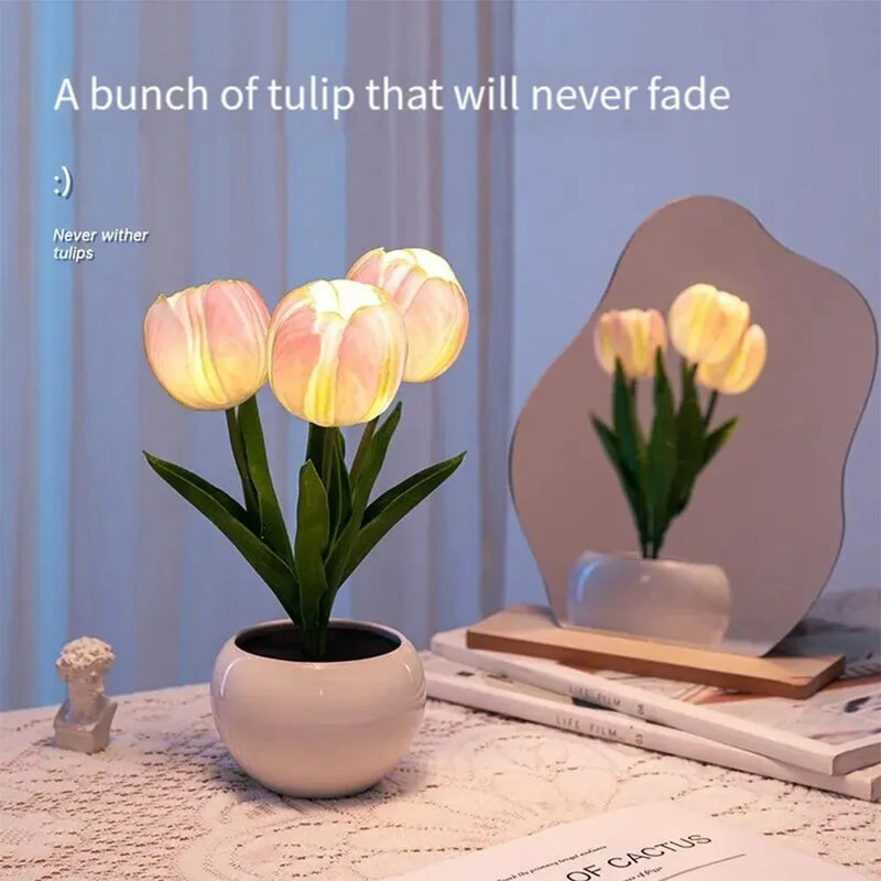 LED Tulip Lamp – Decorative Night Light