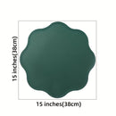 Luxury Faux Leather Round Placemats – Elegant Dining Table Mats