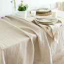 100% Pure Linen Tablecloth – Natural Fabric