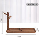 Wooden Jewellery Display Stand | Organiser for Keys, Rings and Accessories