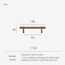 Nurlin Solid Brushed Antique Brass Cabinet Handle – T-Bar Pull