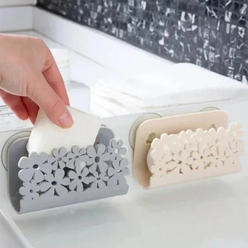 Dish Cloths Rack Sponge Holder Clip – Convenient Kitchen & Bathroom Storage Gadget