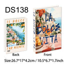 Dolce Vita Collection -  Luxury Fake Book Storage Box