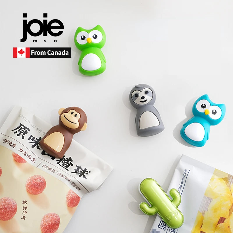 Joie Bag Clips | Food Storage Creative Snack Clips | Cute Seal Clip Kitchen Tools