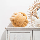 Knot Ball Pillow | Soft Plush Round Cushion for Bedroom or Home Decor