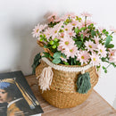 Tassel Pendant Seagrass Woven Storage Basket – Decorative and Versatile for Home Organization