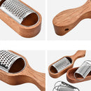 Stainless Steel Cheese Grater With Wooden Storage Box | Grate Parmesan, Chocolate, Nutmeg and More