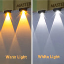 LED Solar Wall Lamp Outdoor Waterproof Solar-Powered Fence Light for Garden, Patio, Balcony & Stair