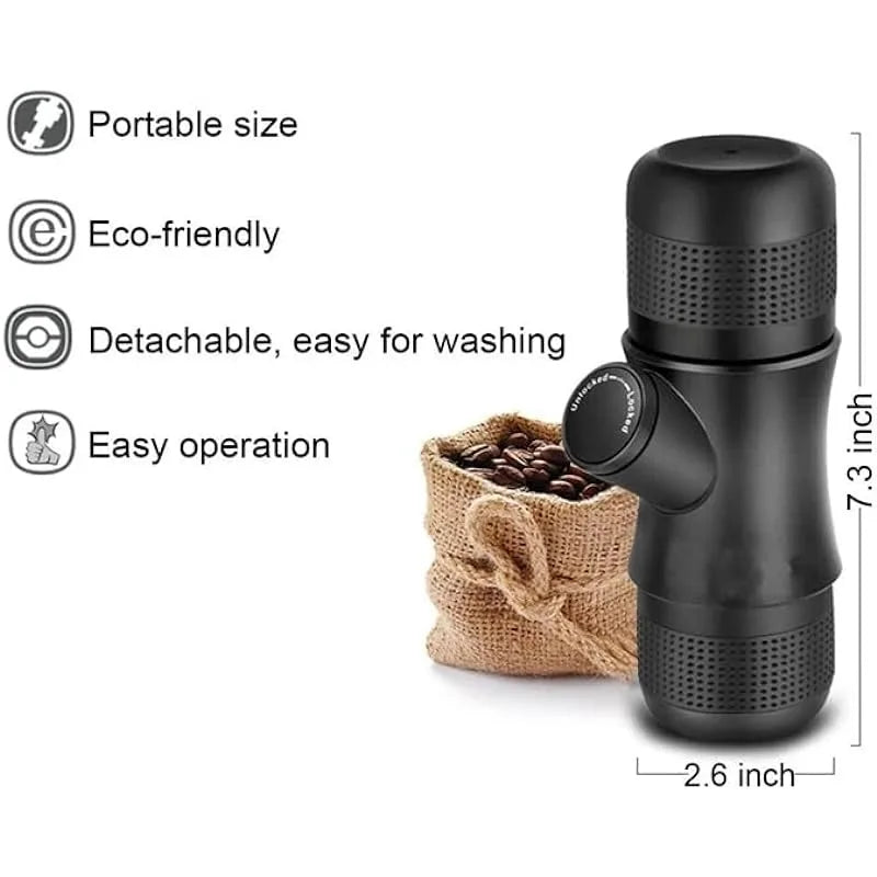 JavaJet Portable Mini Espresso Maker – Perfect Espresso Anytime, Anywhere