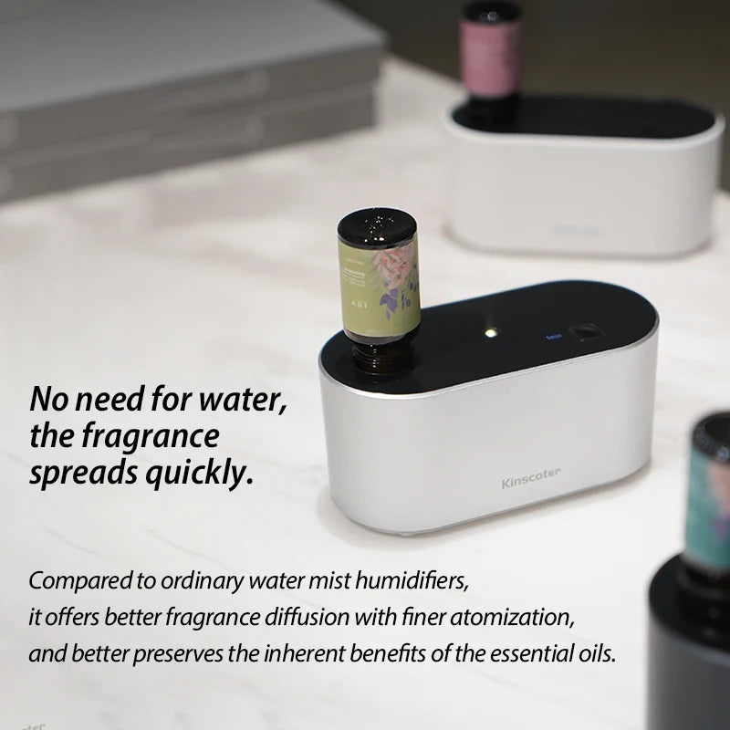 KINSCOTER Portable Waterless Aroma Diffuser – Compact, Powerful, and Eco-Friendly