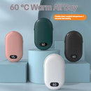 USB Rechargeable Hand Warmer with Power Bank | Mini Electric Pocket Warmer for Winter