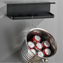 Wall Mounted Hairdryer Holder Storage Shelf
