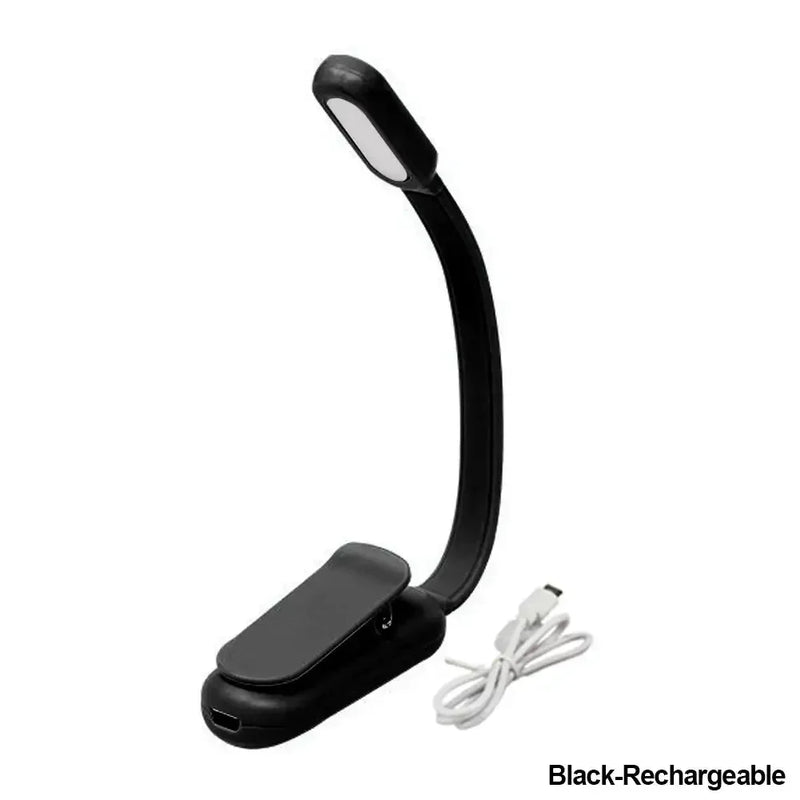 USB Rechargeable Mini LED Book Light – Adjustable Brightness & 3 Color Modes for Reading and Travel
