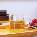 Glass Teapot with Walnut Lid – 620ml Hand-Blown Tea Set