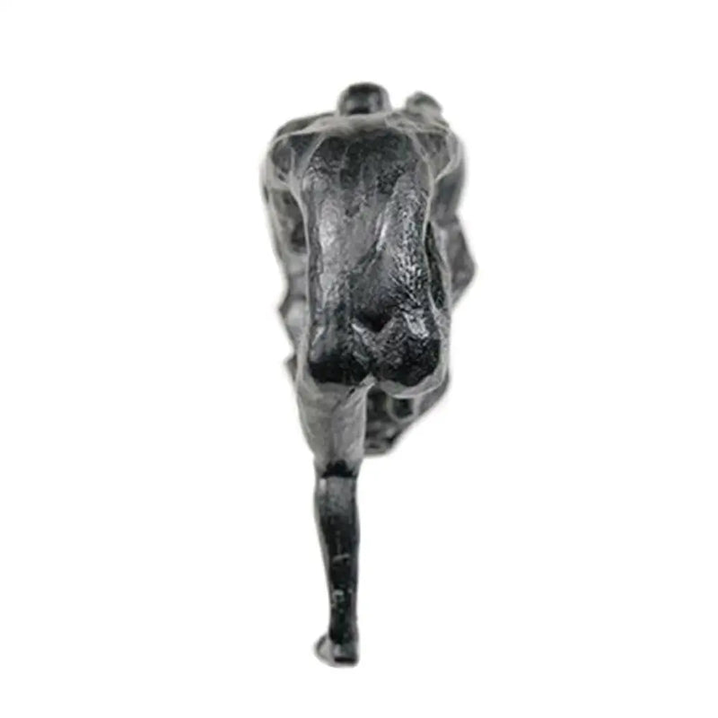 Abseiling Rock Climbing People Resin Wall Art – 3D Climber Sculpture Decor