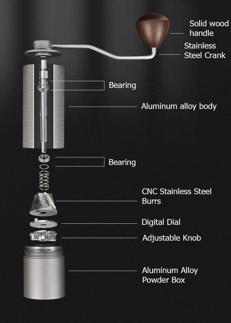 Siete Roca Manual Coffee Grinder