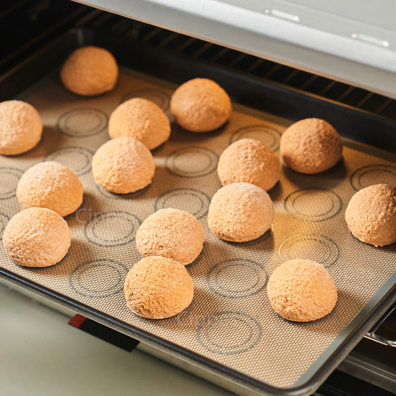 1PC Silicone Baking Mat for Oven - Reusable Non-Stick Bakeware Sheet