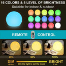 Waterproof LED Garden Ball Light – Rechargeable Landscape Lawn Lamps for Outdoor Party, Bar, Garden